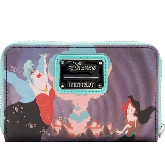 Loungefly Disney Parks The Little Mermaid Princess Ariel Ursula Wallet